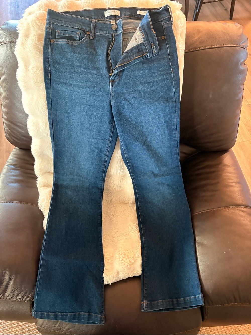 sofia by sofia vergara Dark Blue Flare Jeans